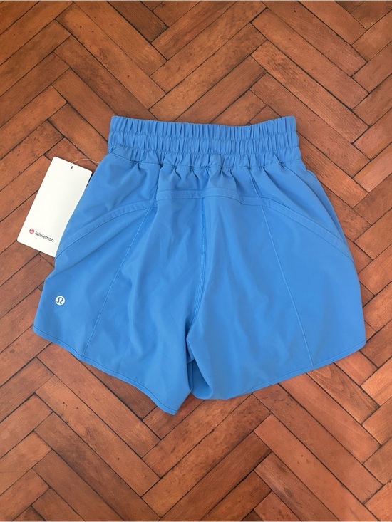 lululemon athletica Pants - NWT Lululemon Track That High Rise Shorts 5" In Pool Party Size 4